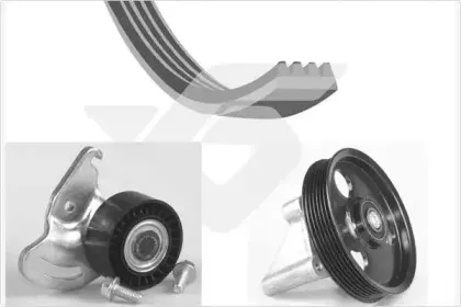 Поликлиновой ременный комплект HUTCHINSON купить